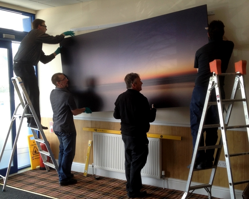 Installation of a Zenscape at the Pentire Hotel